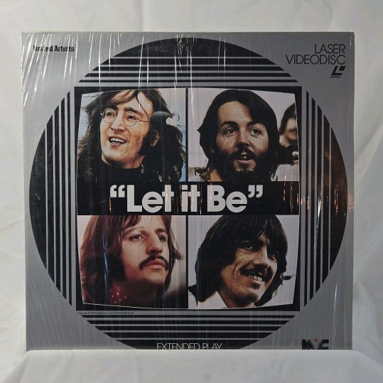 lot 272 image: 1970 Beatles Let It Be Laser Videodisc  Extended Play United Artists