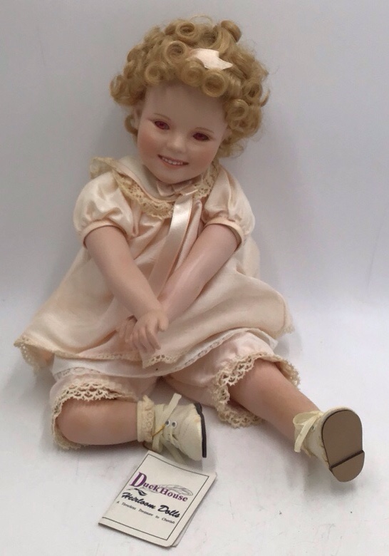 lot 39 image: Vintage Shirley Temple Toddler Doll  Little Miss Shirley