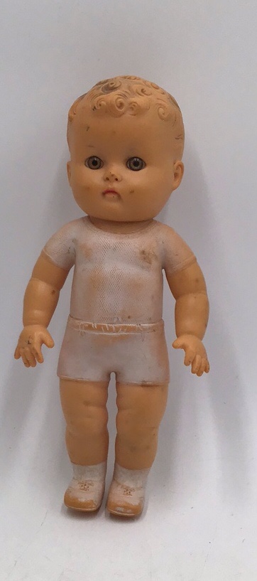lot 53 image: Vintage Dy-Dee Baby Doll  Boy in Onesie