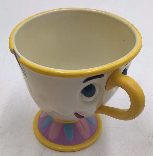 lot 56 image: Vintage Disney Chip Teacup Mug  Beauty and the Beast