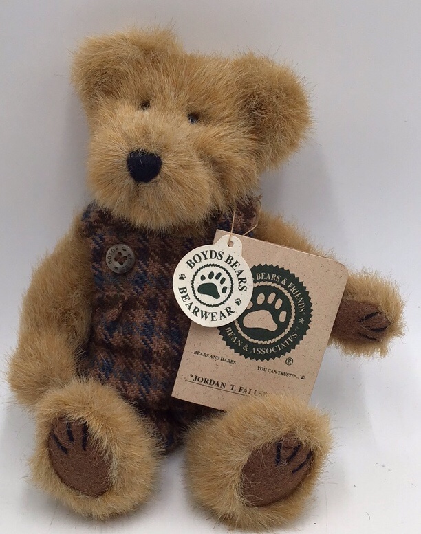 lot 59 image: Vintage Boyds Bear  Jordan T. Falls Plush Bear