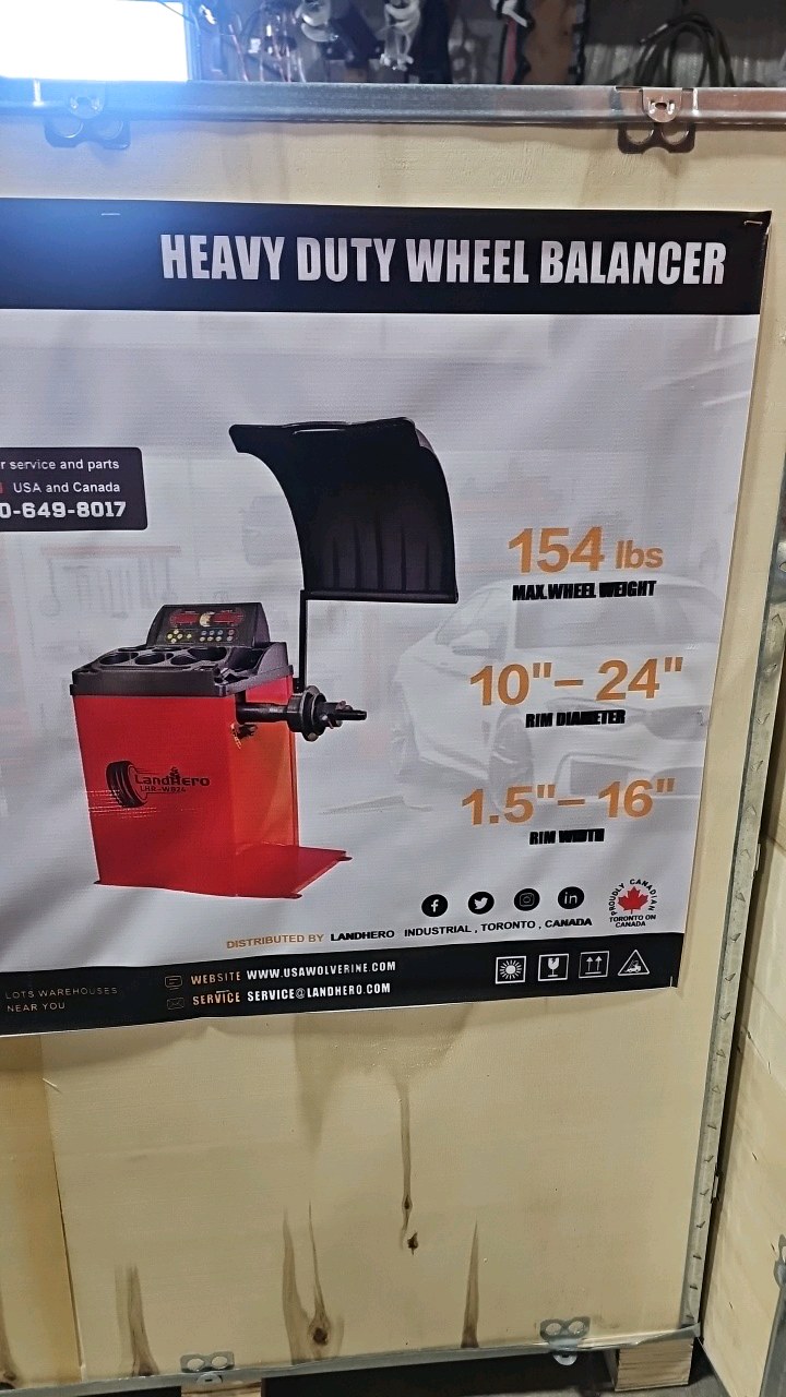 lot 101 image: 2026 Unused LandHonor Heavy Duty Wheel Balancer LHR-WB24