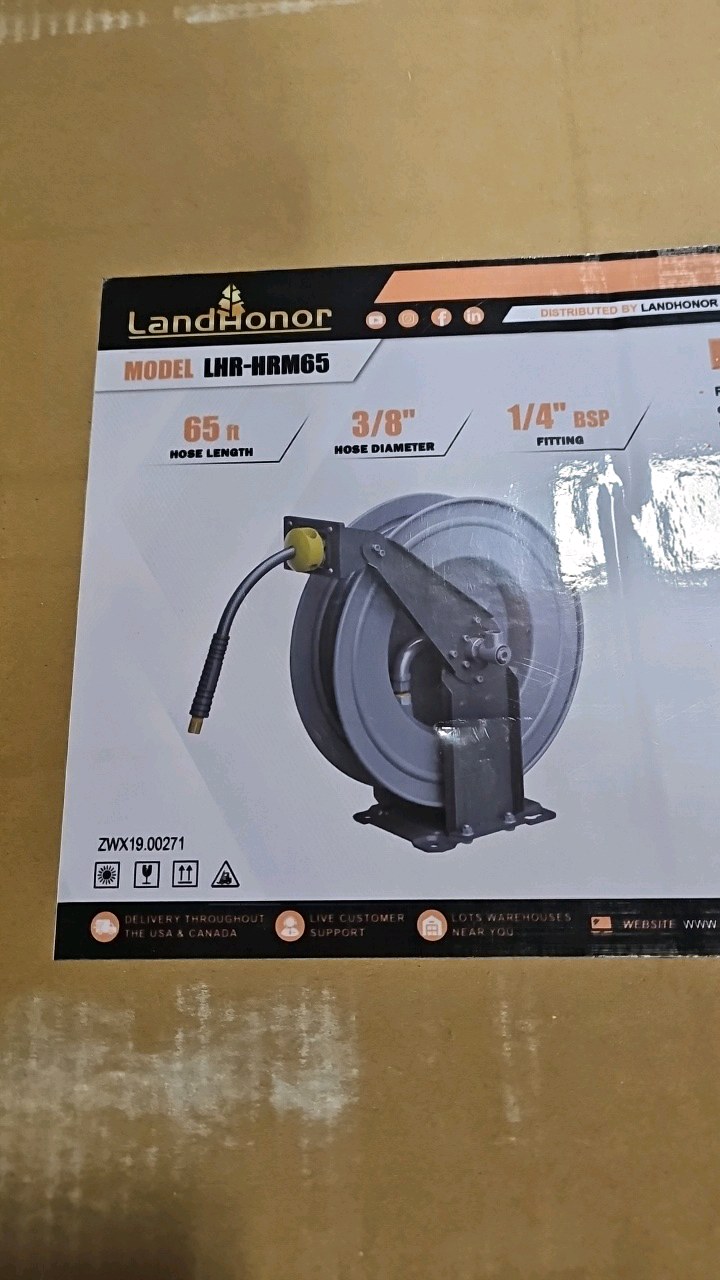 lot 116 image: 2026 Unused LandHonor 65 Ft Hose Reel LHR-HRM65