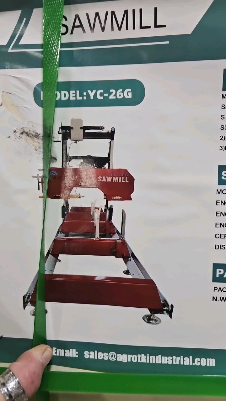 lot 145 image: 2026 Unused AGT Portable Sawmill YC-26G