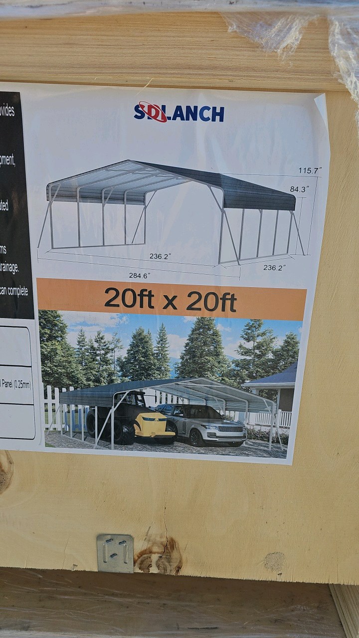 lot 150 image: SDLC2020FT Carport 20x20ft