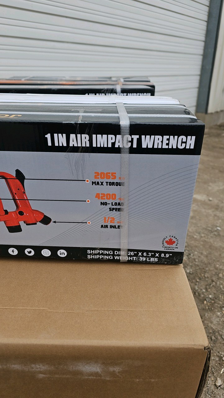 lot 186 image: 2026 Unused LandHonor 1 IN Air Impact Wrench LHR-AIW1