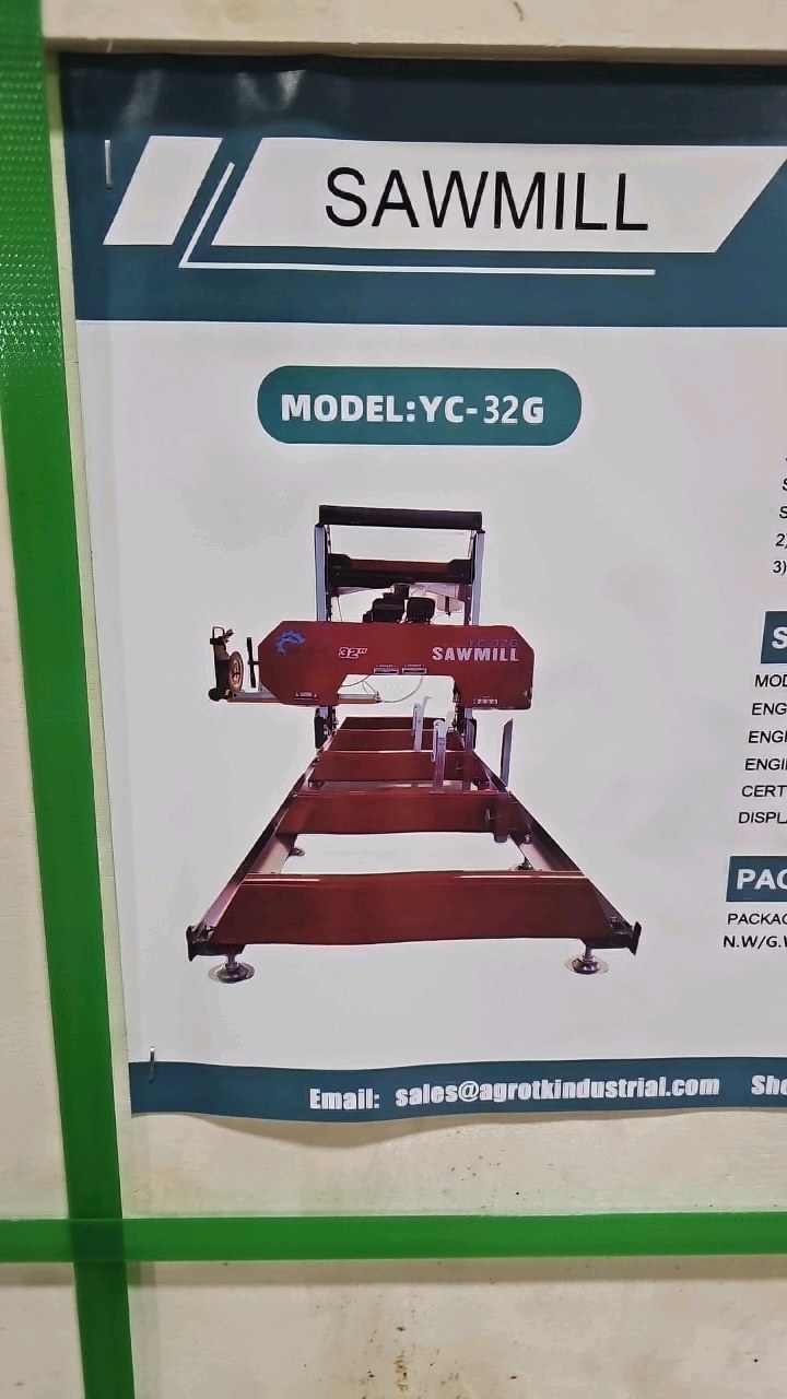 lot 93 image: 2026 Unused AGT Portable Sawmill YC-32G