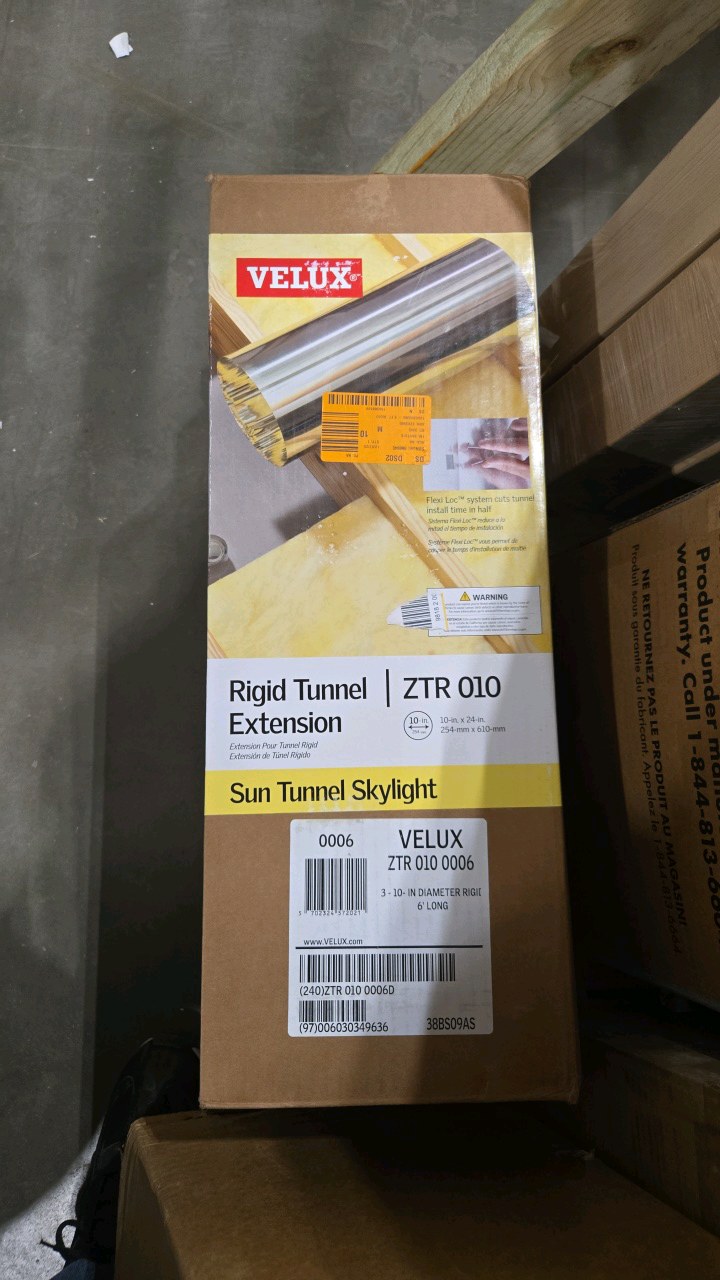 lot 130 image: 6 ft. Rigid Extension Tube for TGR 010, THR 010, TSR 010, and TMR 010 Sun Tunnel Skylight