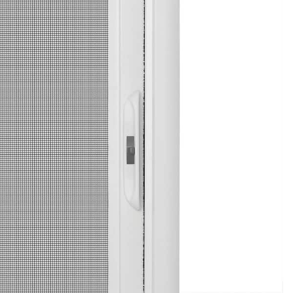 lot 133 image: Andersen LuminAire for Sliding Patio Doors 72 in. x 80 in. Universal White Aluminum Gliding Retractable Screen Door
