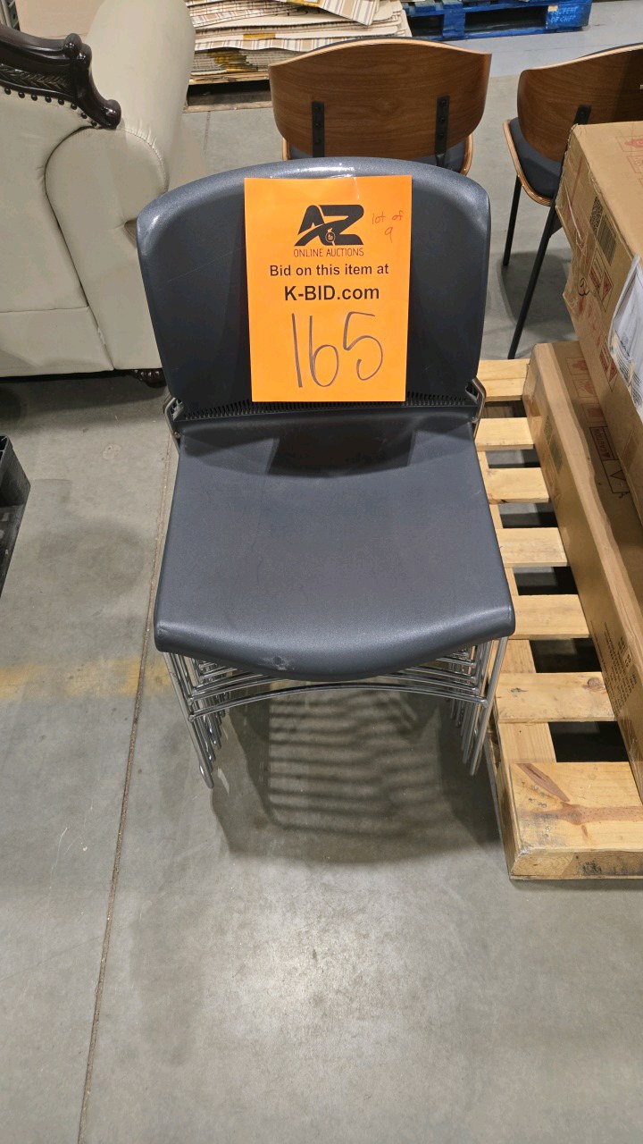 lot 165 image: 9 chairs