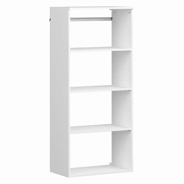 lot 167 image: ClosetMaid Style 25 in. W White Hanging Wood Closet Tower
