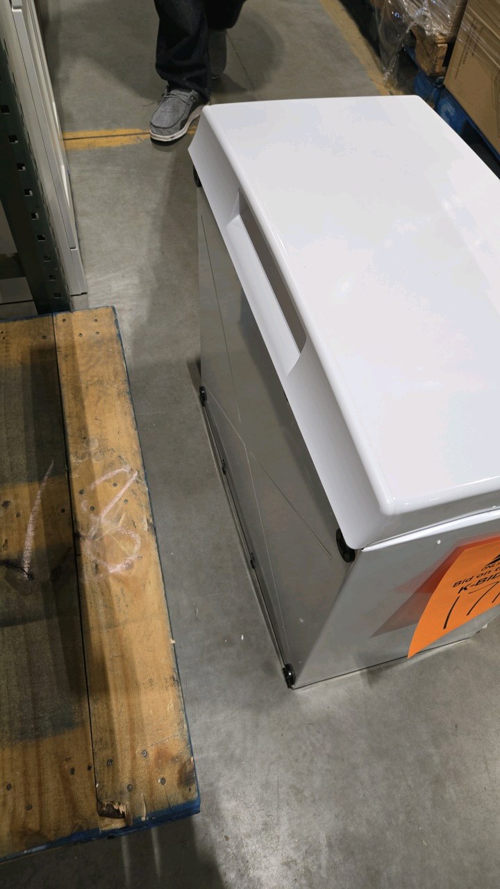 lot 172 image: 15 Laundry Pedestal with storage drawer in White