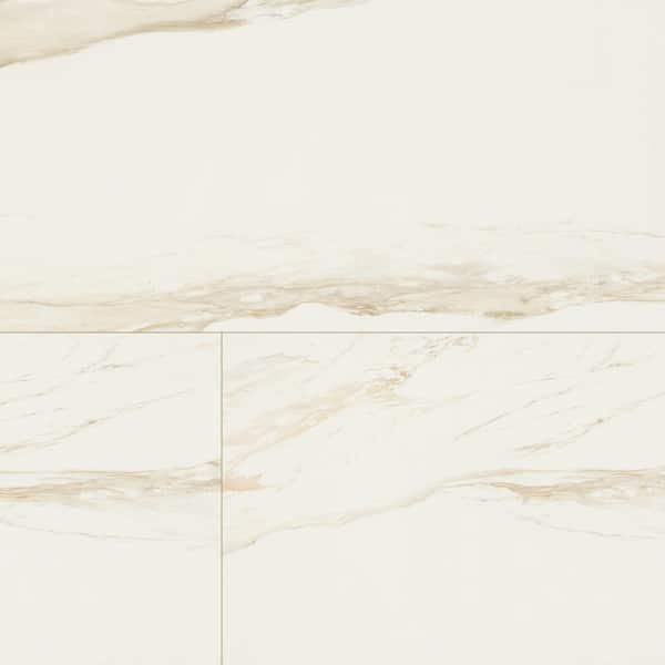 lot 181 image: (26) MSI Milos White 24 in. x 48 in. Polished Porcelain Marble Look Floor and Wall Tile (416 sq. ft.)