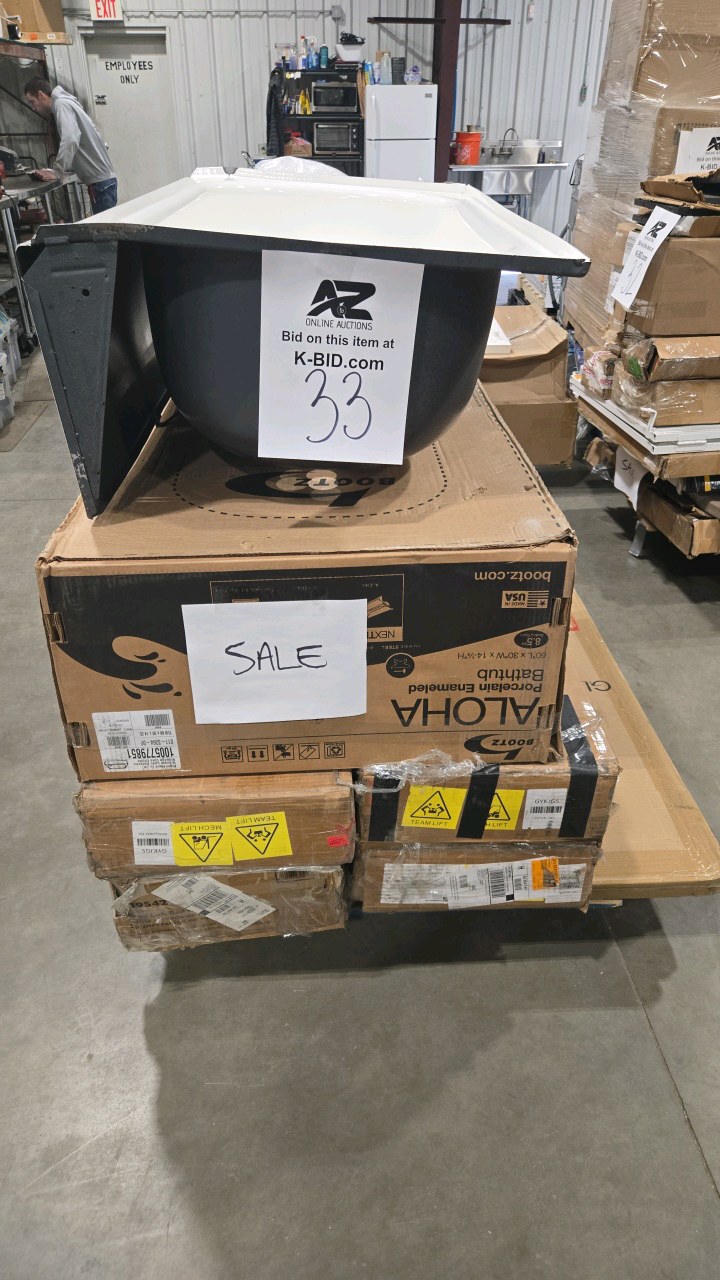 lot 33 image: WHOLESALE PALLET LOT OF GENERAL MERCHANDISE