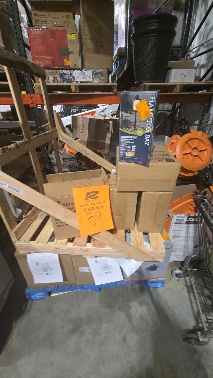 lot 59 image: lot of 10--Hampton Bay Solar Lights