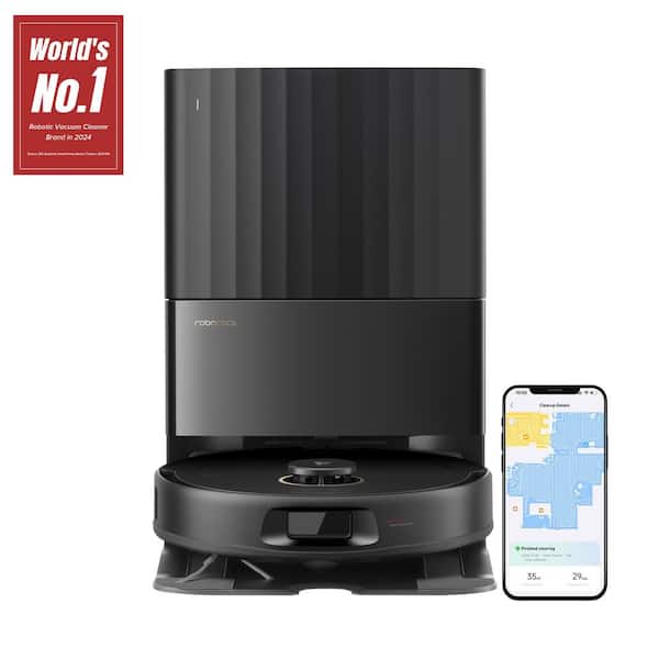 lot 63 image: Qrevo Pet Pro Series Robot Vacuum & Mop for Carpet & Hardwood, Smart Navigation, Pet-Friendly, Black