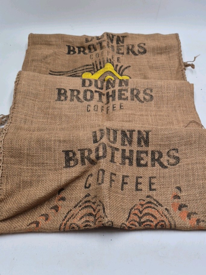 lot 154 image: Vintage Burlap Bags  Variety of Blends and Designs