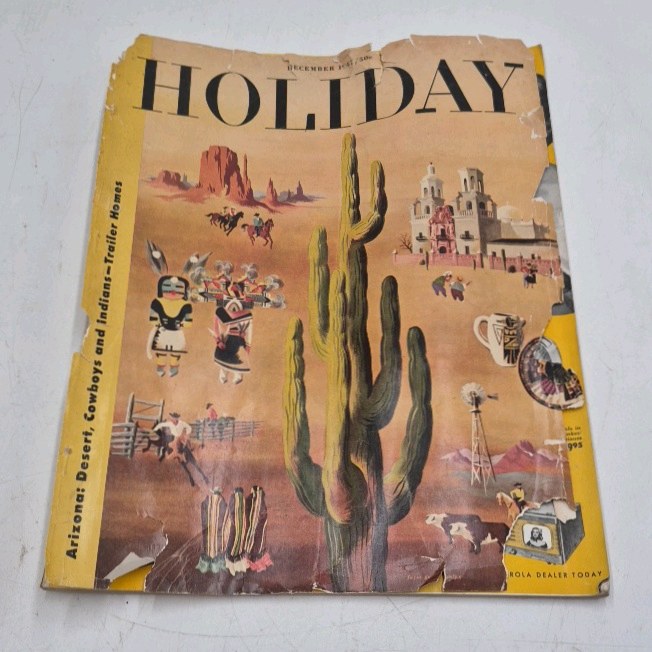 lot 177 image: December 1957 Holiday Magazine
