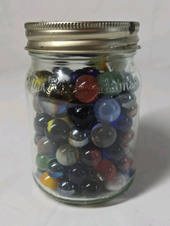 lot 179 image: Vintage Glass Marbles