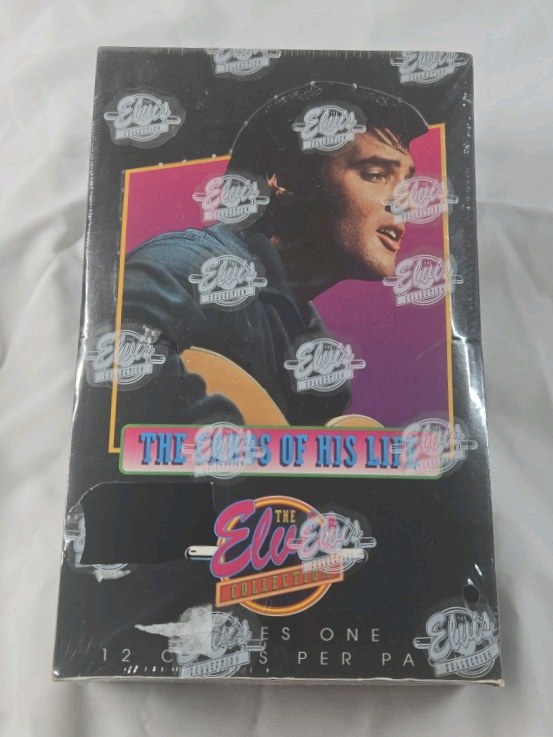 lot 286 image: The Cards of His Life Elvis Presley Trading Cards  Series One Factory Sealed Box