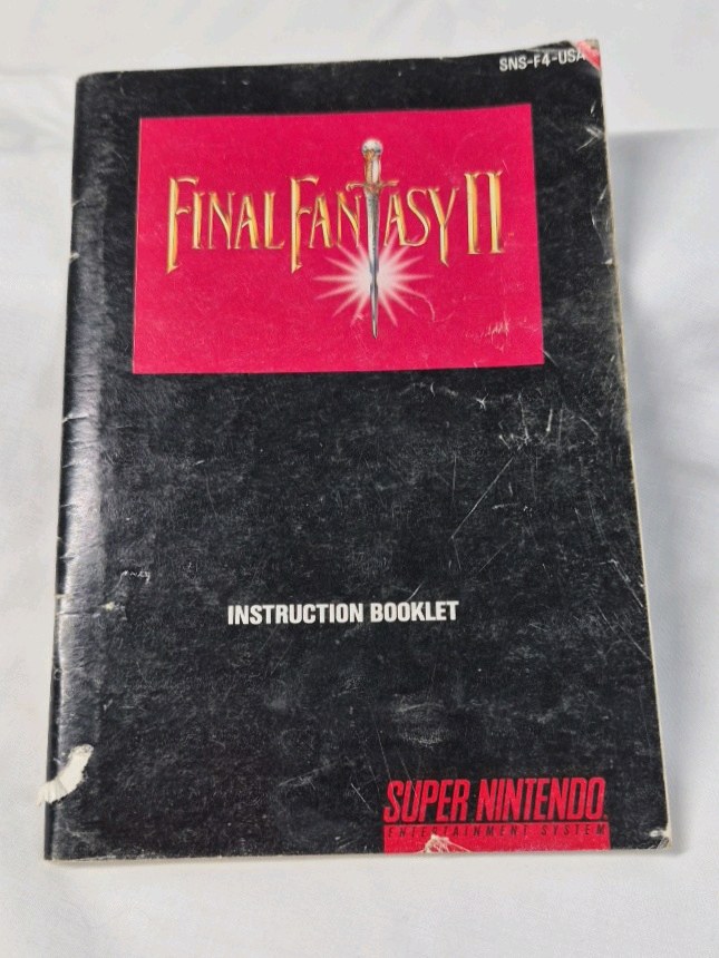 lot 50 image: Final Fantasy III Instruction Booklet  Super Nintendo SNS-F4-USA