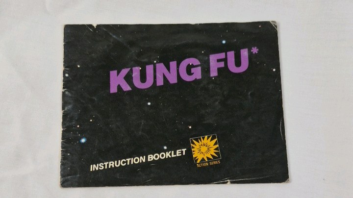 lot 62 image: Vintage NES Kung Fu Instruction Booklet  Nintendo Action Series
