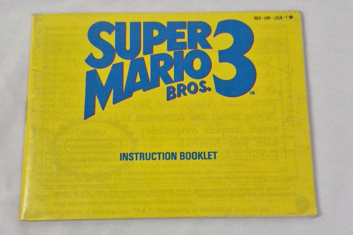 lot 63 image: Vintage NES Super Mario Bros. 3 Instruction Booklet  Nintendo