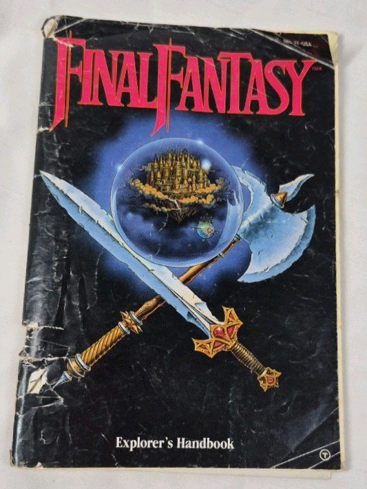 lot 71 image: Vintage NES Final Fantasy Explorers Handbook