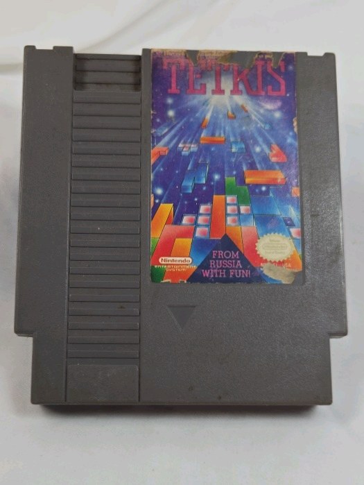 lot 79 image: Vintage NES Tetris Game Cartridge