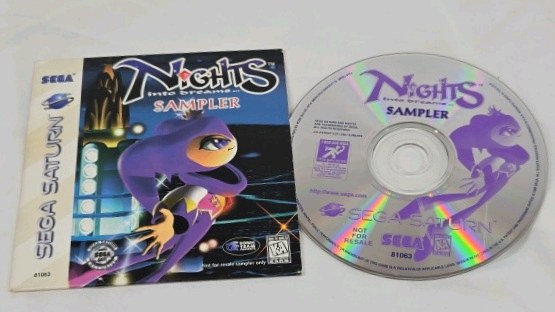 lot 93 image: Vintage Sega Saturn NiGHTS into Dreams Sampler Disc