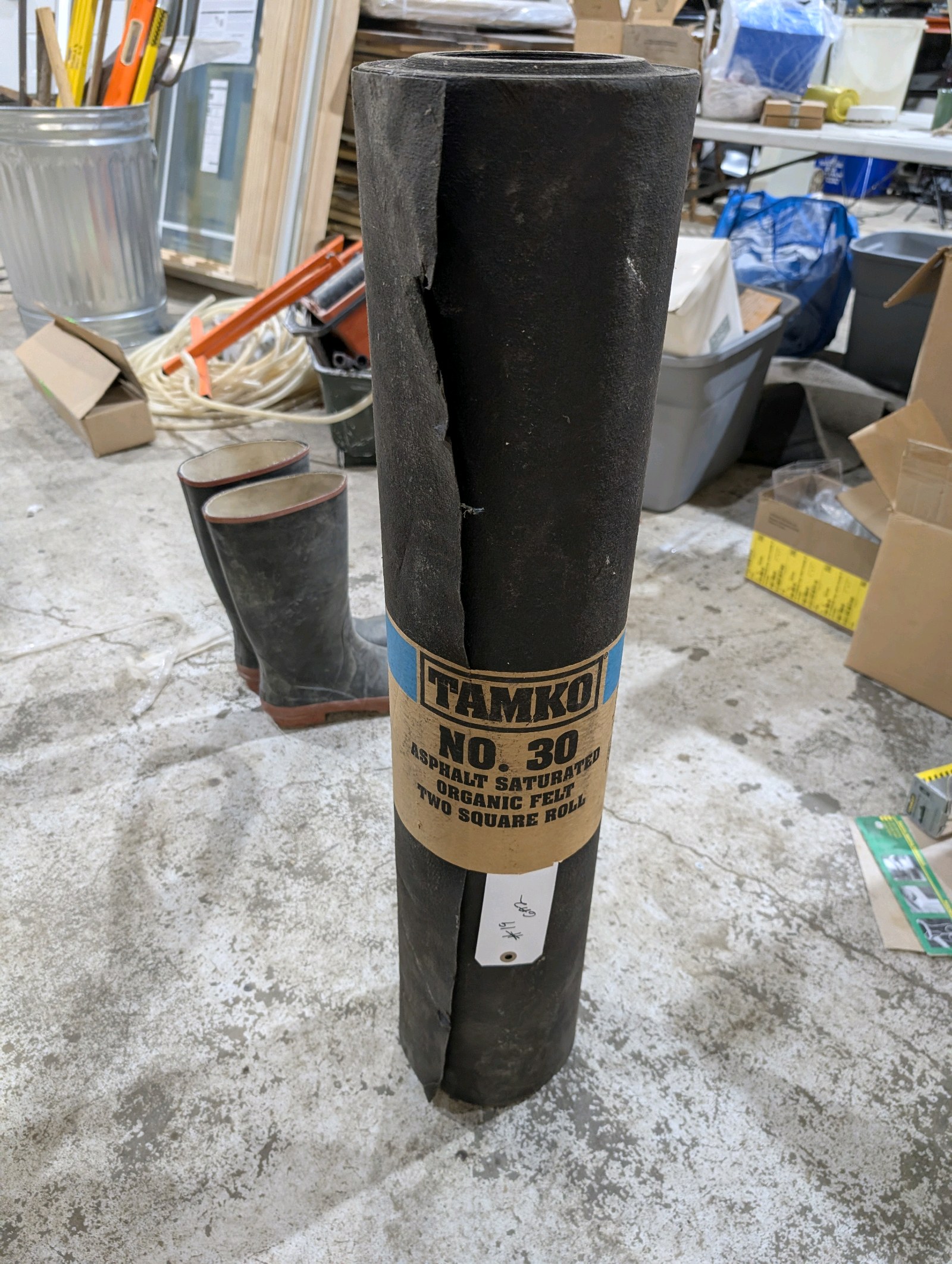lot 19 image: FULL ROLL TAMKO #30 Roofing Felt  30lb Asphalt Roofing Underlayment  Heavy Duty Roof Paper  Contractor Grade