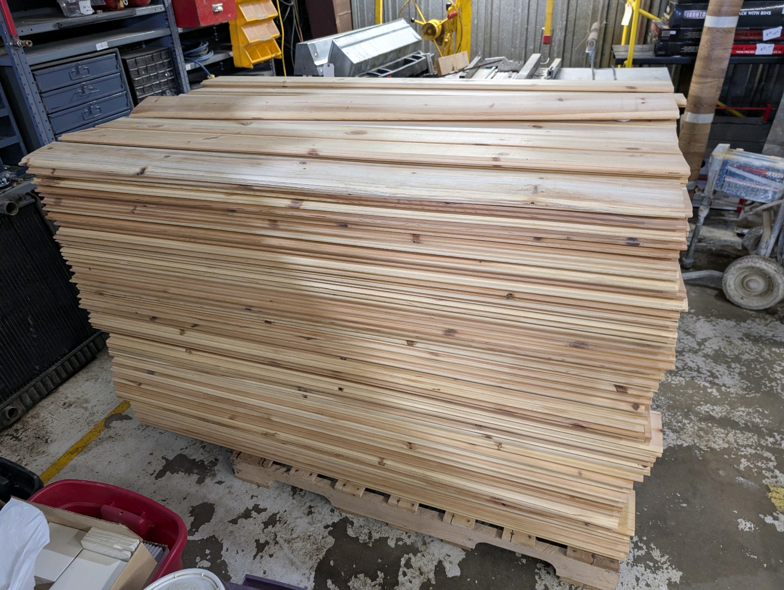 350+ 1x6 Knotty Pine Tongue & Groove Boards – ~775 Sq Ft Interior Wall Paneling – Cabin / Accent Wall