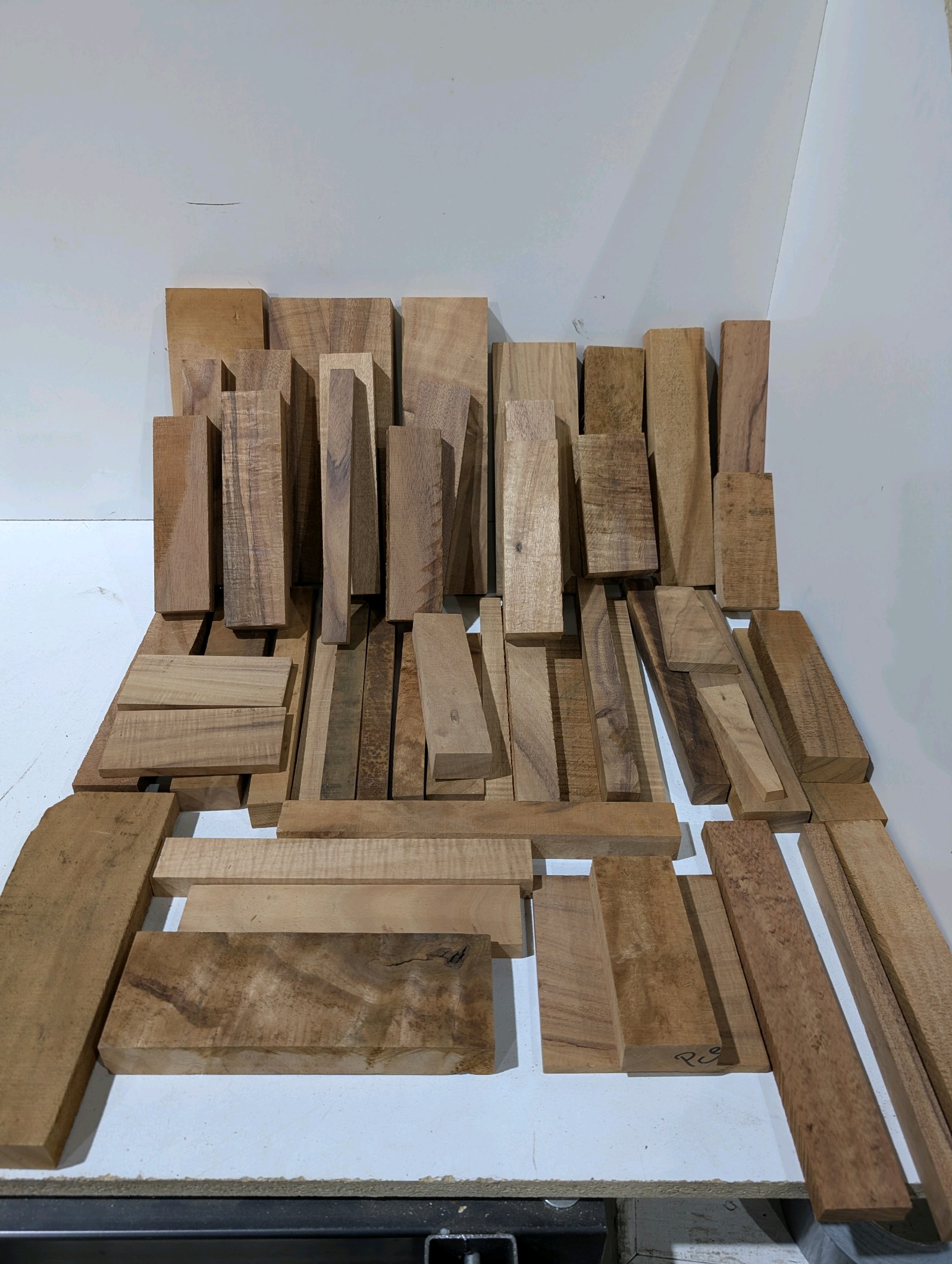 lot 29 image: RARE Hawaiian KOA Exotic Hardwood Woodworking Lot  Turning Blanks, Knife Scales, Instrument Wood, Craft Lumber