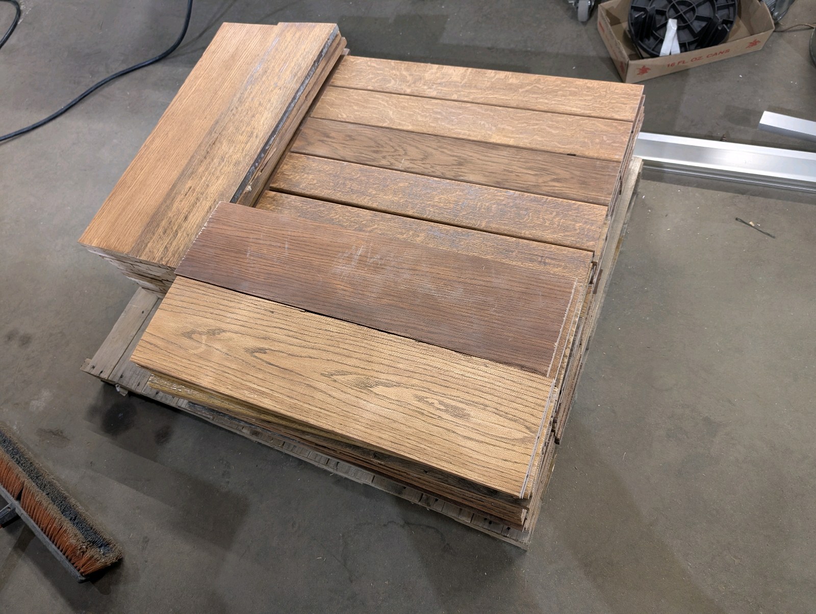 135 Solid Oak Hardwood Panels – 3/4" Thick Cabinet / Furniture Panels – Stained Wood Boards