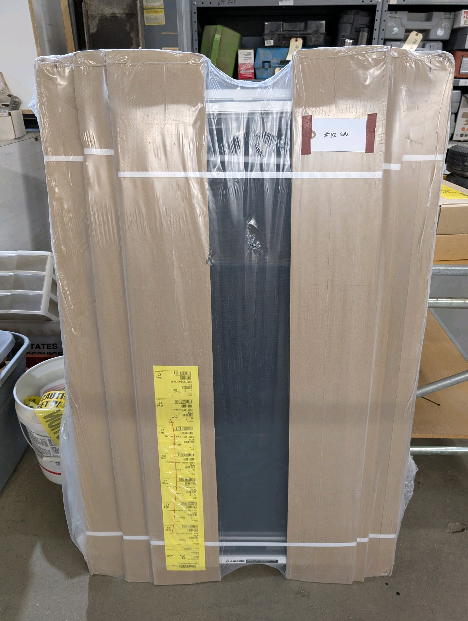 lot 42 image: NEW Andersen Window Insect Screen Lot - 8 Total - 6 AP32, 1 CW4, 1 C4 - White