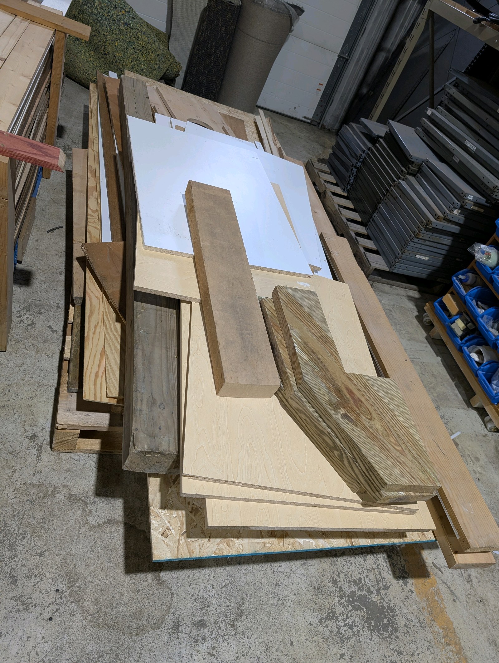 lot 78 image: MASSIVE Lumber & Sheet Goods Lot  Plywood, OSB, Paneling, Beams, Hardwood & Construction Lumber  Pallet Load