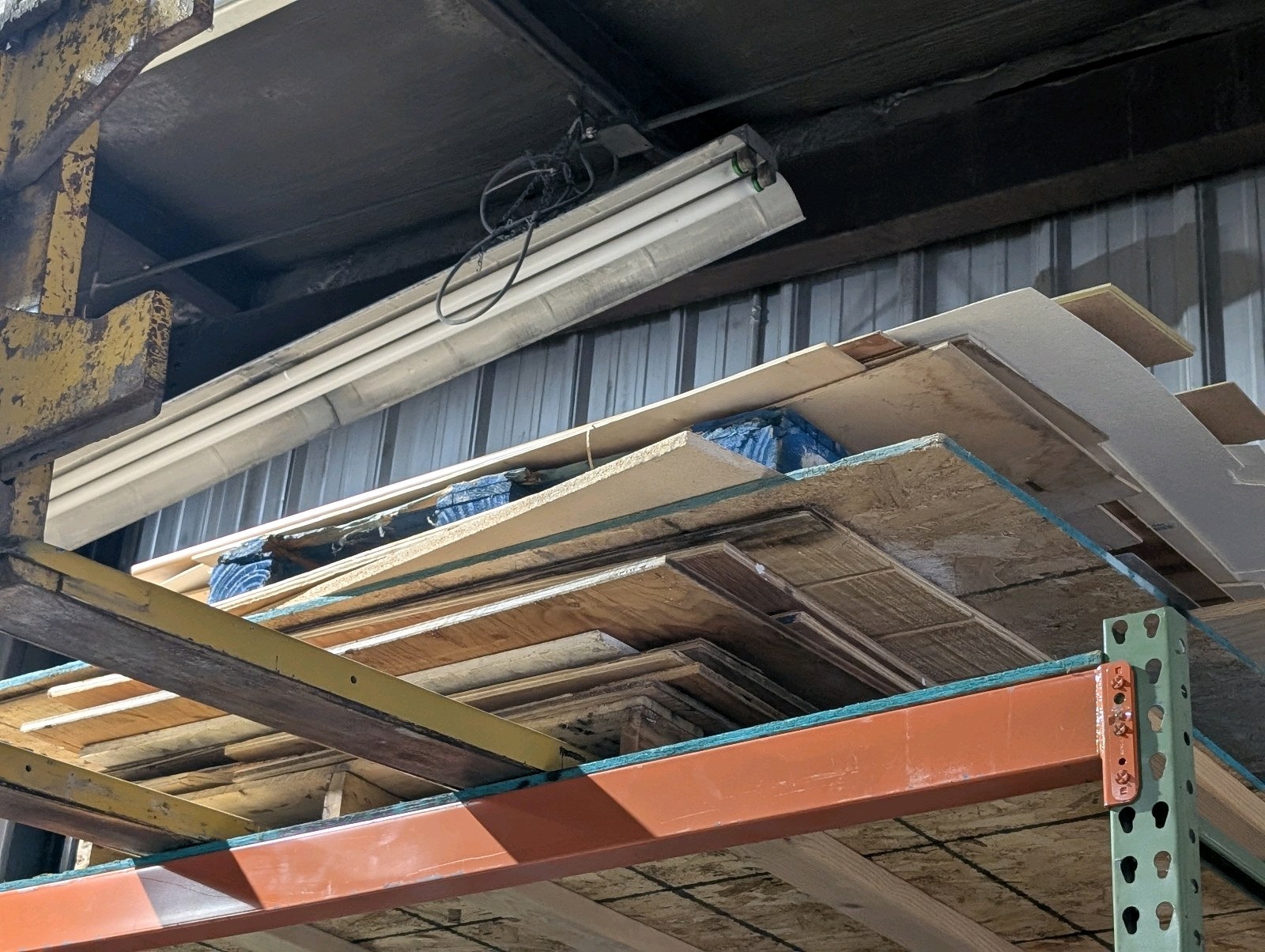 lot 79 image: Large Lot of Plywood & Sheet Goods  Construction Cutoffs, Cabinet Panels, OSB, MDF & More  Great for DIY, Shop Projects, and Repairs