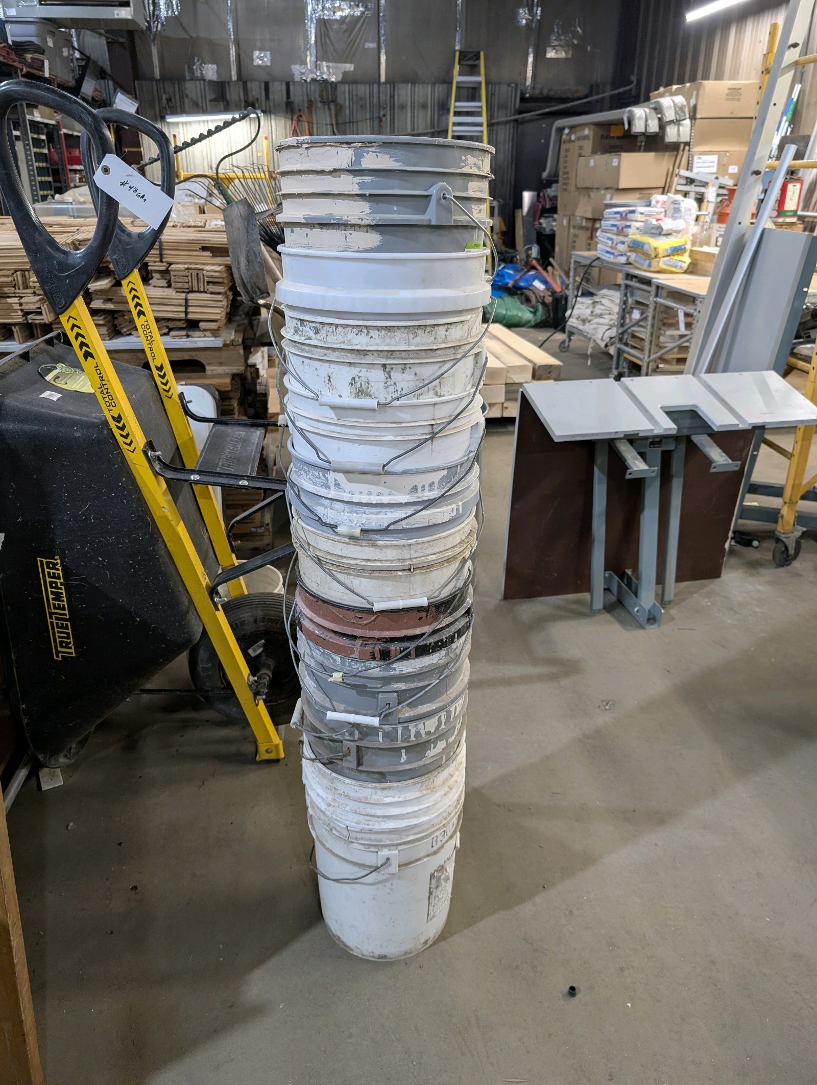 lot 82 image: Lot of 11  5 Gallon Utility Buckets  Heavy-Duty Shop, Farm, Garage & Jobsite Use