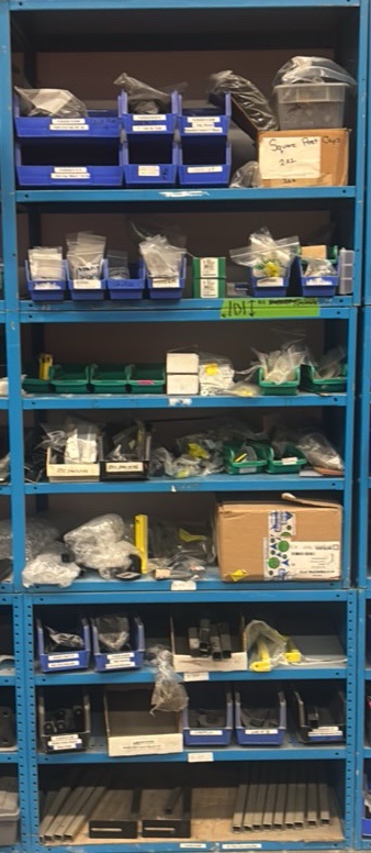 HARDWARE, square rods, brackets