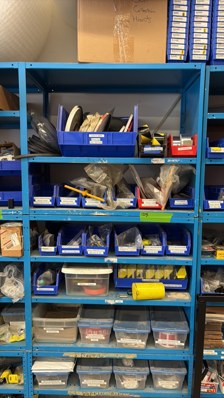 ALL Inventory on 8 shelves
