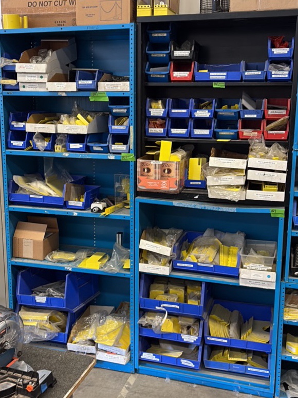 ALL Inventory in boxes or loose on 10 shelves