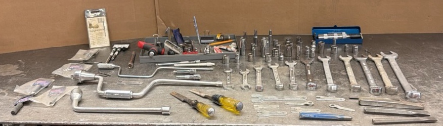 COMBINATION wrenches,  torque wrench, Continental Impact driver, and more