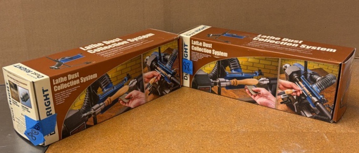 (2) ROCKLER Lathe Dust Collection System