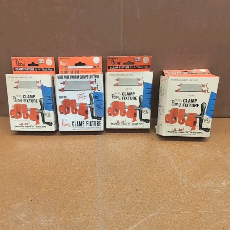 (4) PONY clamp fixtures