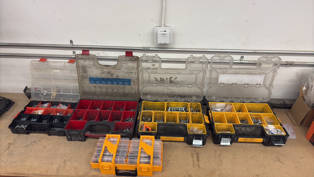 5 BOXES full of hardware