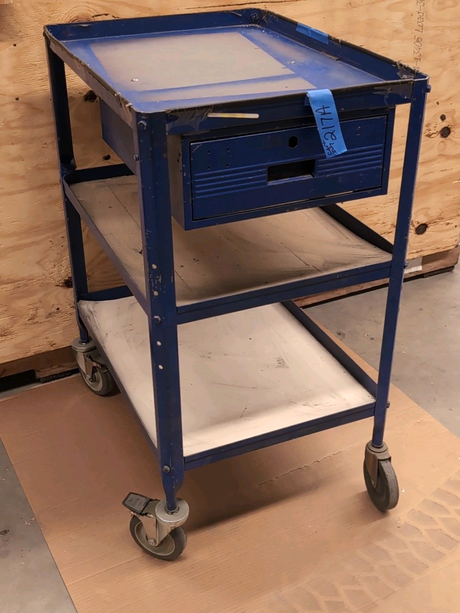 3-TIER rolling tool cart with drawer.