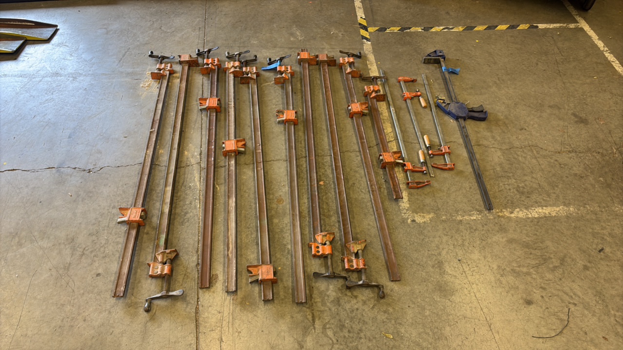 Jorgensen 3703  3701 Heavy Duty steel bar clamps and Irwin Clamp