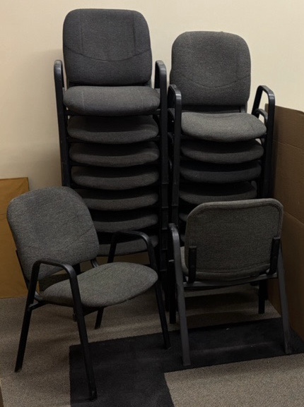 (15) STACKING Arm Chairs,