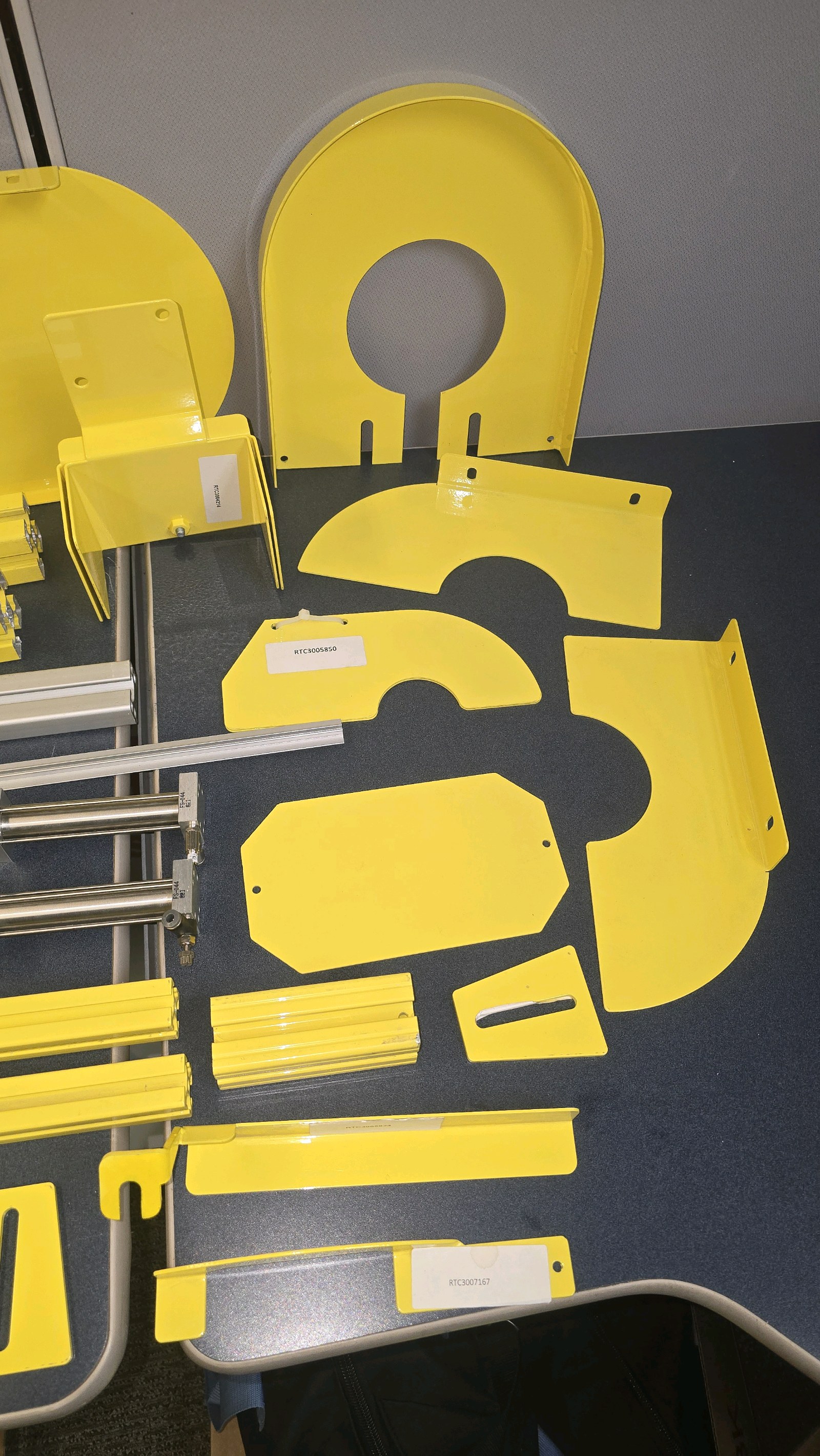 MACHINE guarding and safety enclosure parts