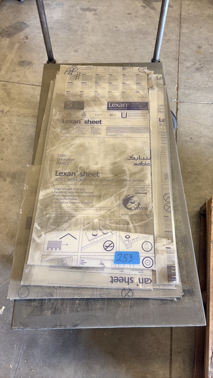 Lexan Sheet (cart not included)